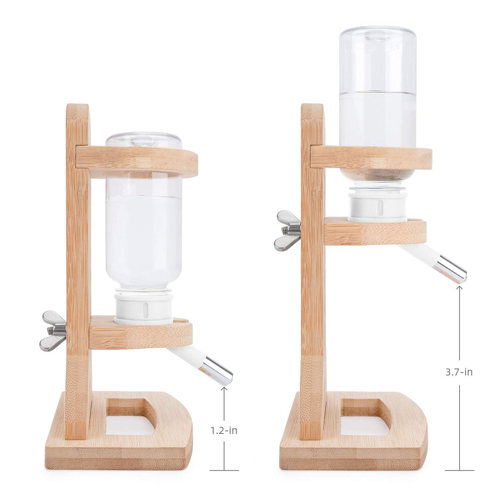 Niteangel water bottle stand bamboo material close-up