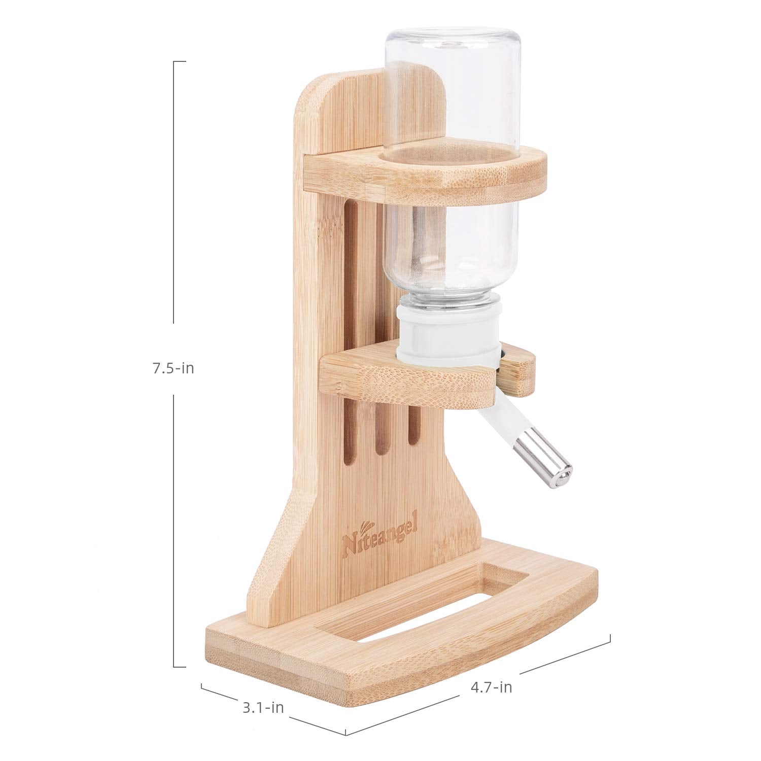 Niteangel water bottle stand terrarium-friendly use scenario
