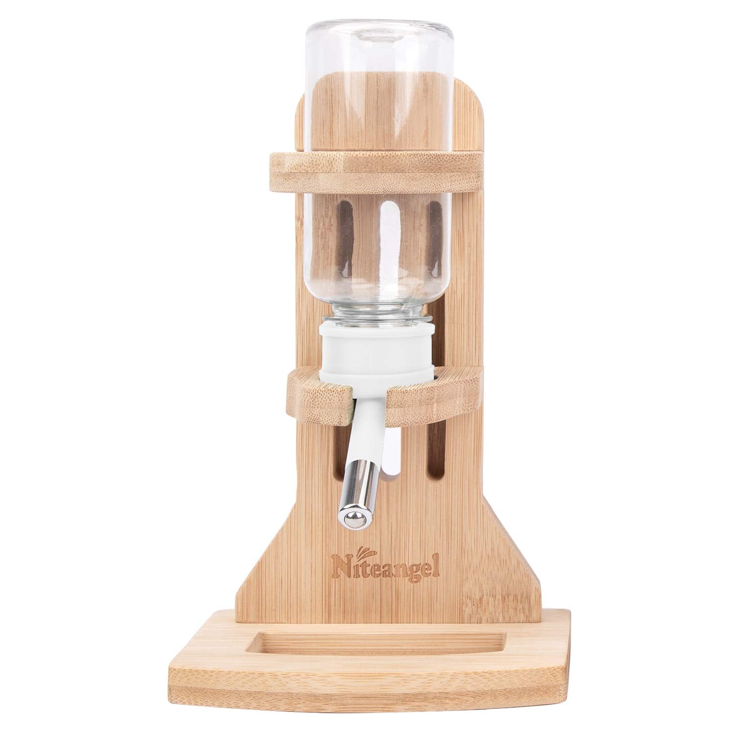 Niteangel water bottle stand white color aesthetic