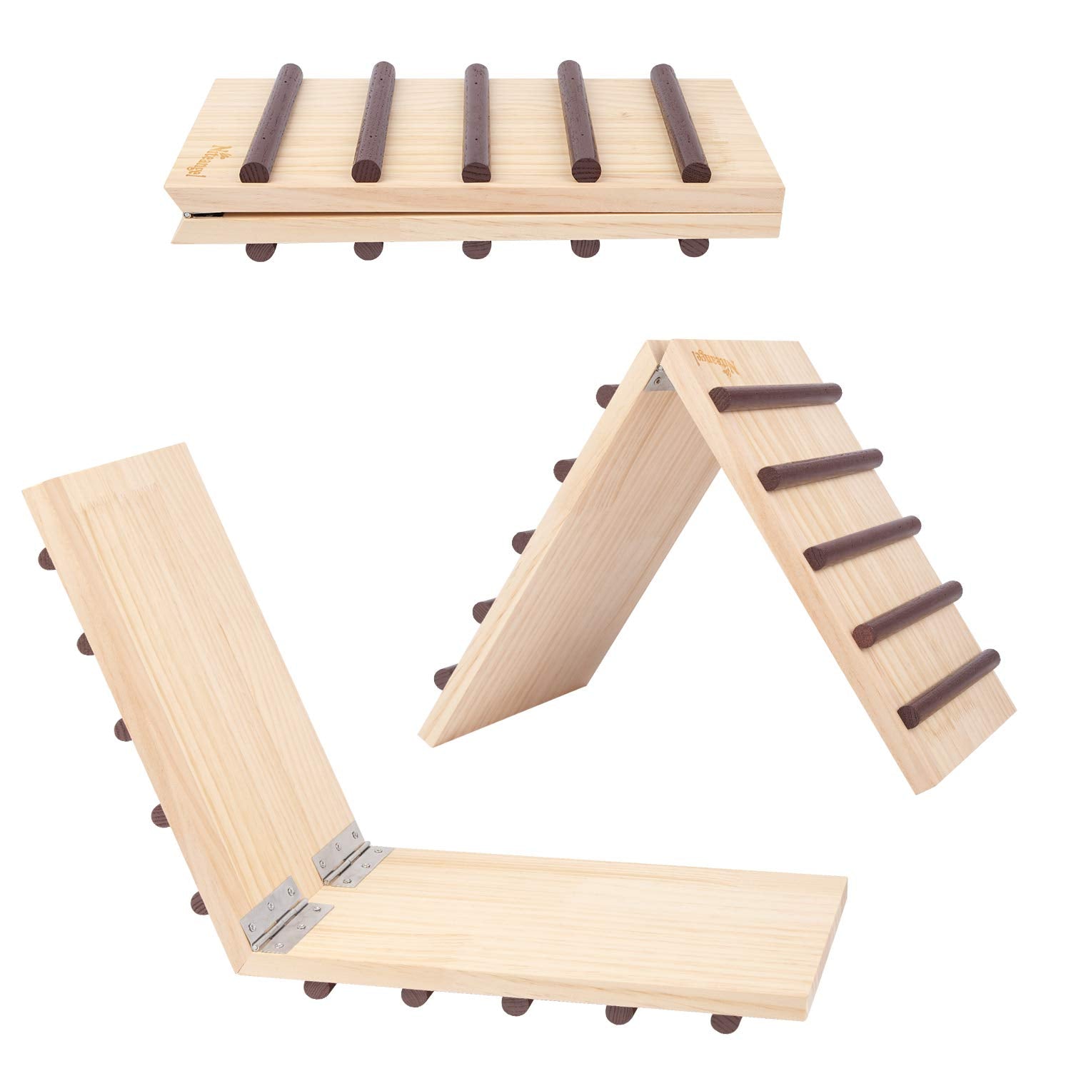 Niteangel Wooden Cage Bridge as climbing frame—adds enrichment for small pets.
