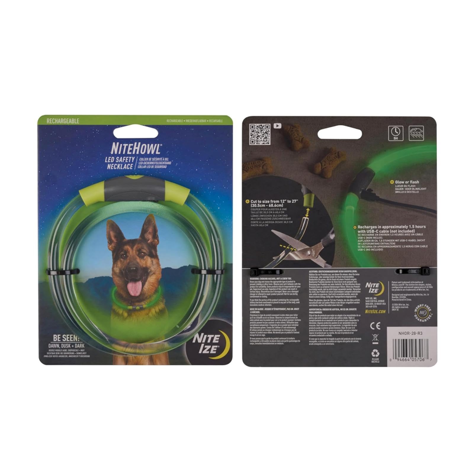 Nite Ize NiteHowl: material cómodo y flexible para perros de todas las tallas