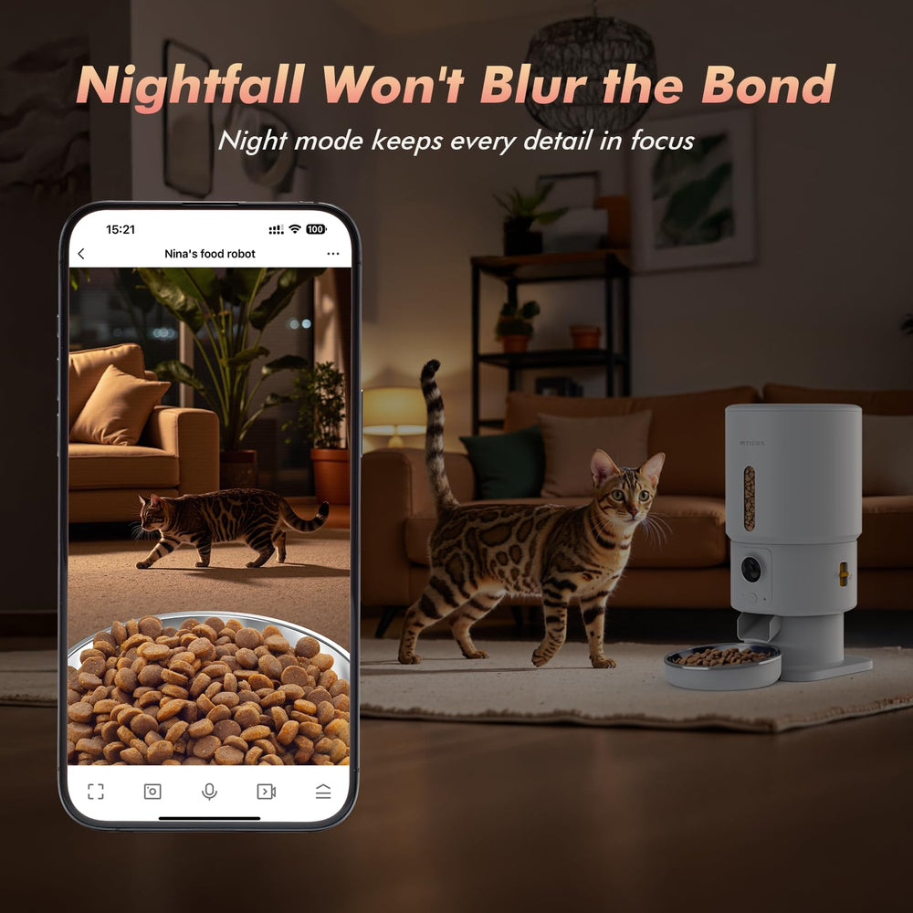 Nityers 5L capacity keeps kibble dry and ready