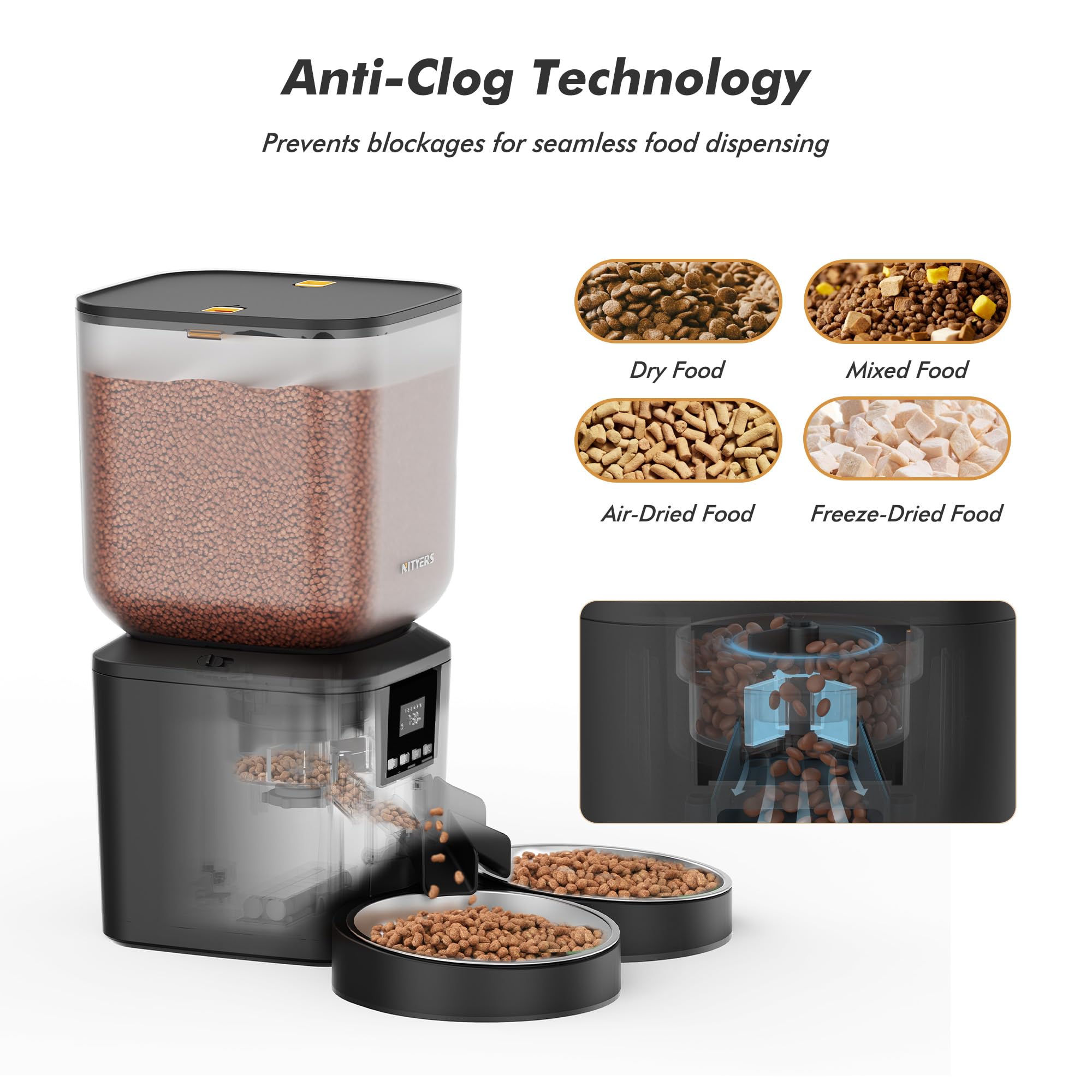 Nityers locking lid and desiccant keep food fresh