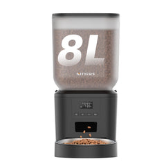 Nityers automatic dog feeder with 8L hopper keeps meals ready while you're away