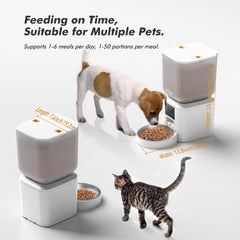 Nityers automatic-feeder-large-food-tray supports easy mealtimes for multi-pet households.