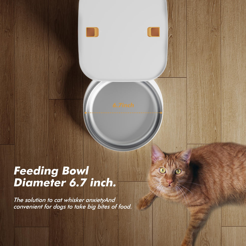 Nityers dual-power option with Type-C and batteries ensures uninterrupted feeding.
