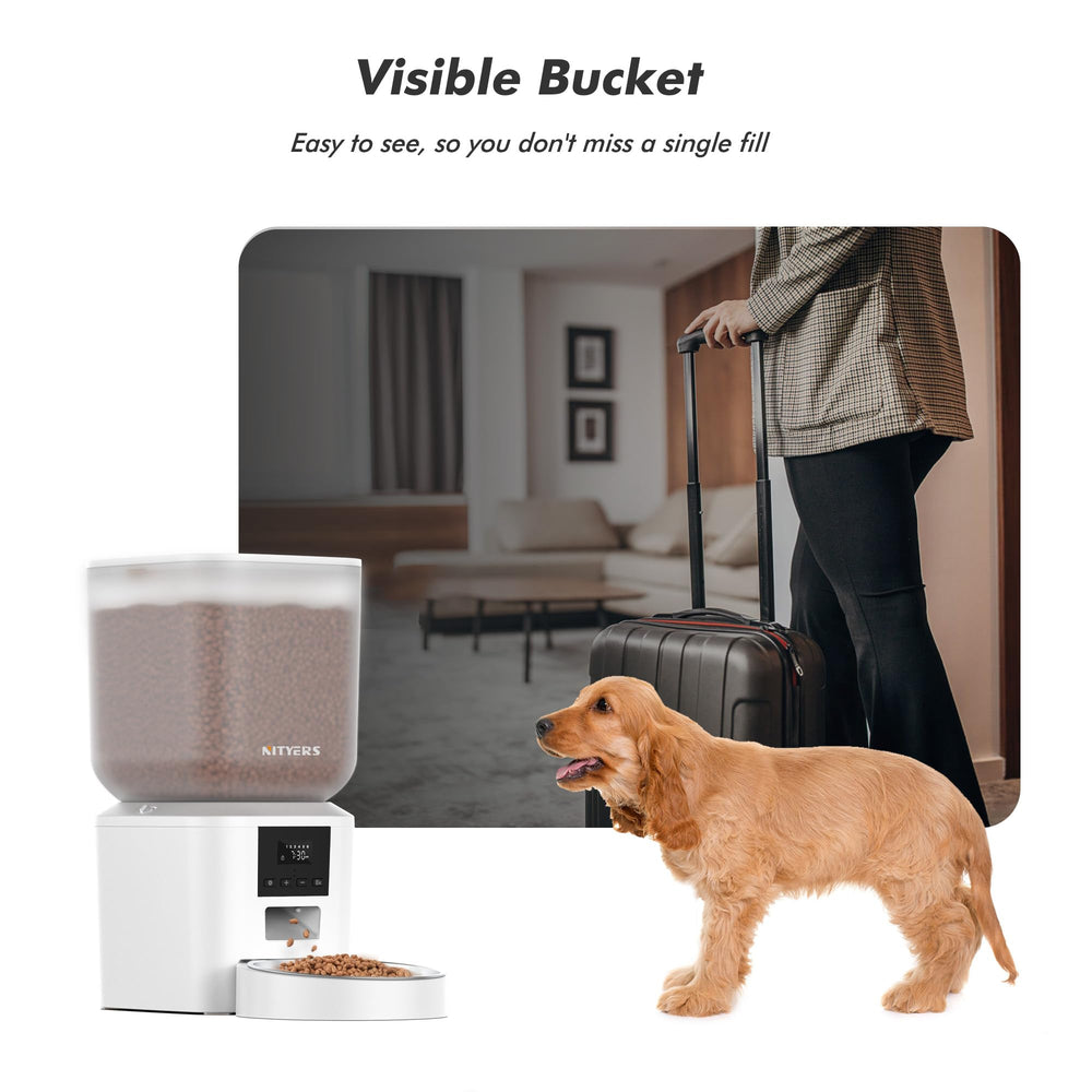Nityers locking lid with desiccant preserves freshness and deters paw raids.