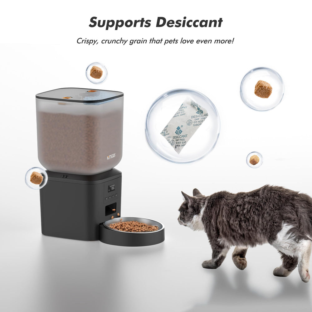 Nityers timed feeder supports up to six meals per day for routine variety