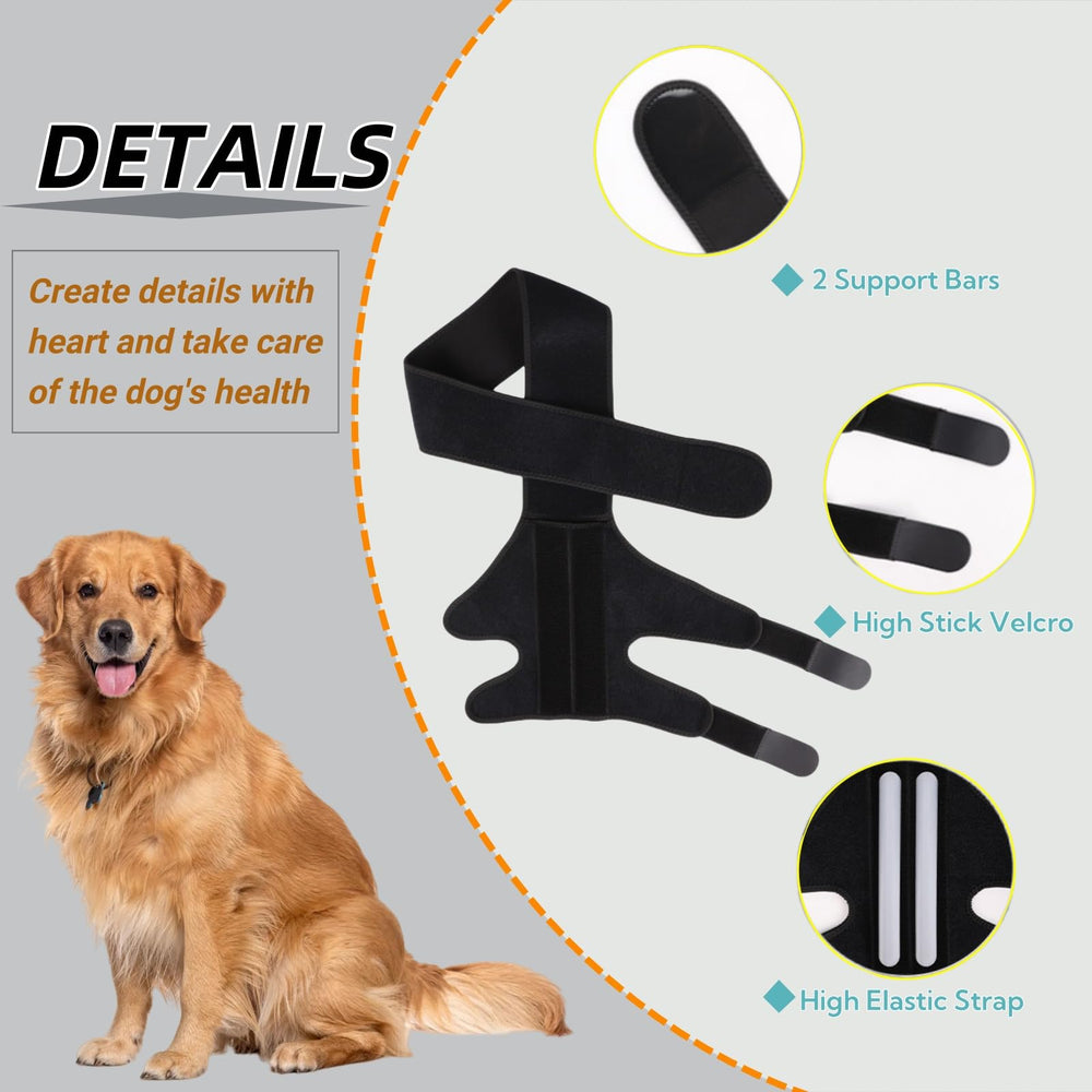NIUBNKJ hip-dysplasia support highlights improved hind-leg comfort.