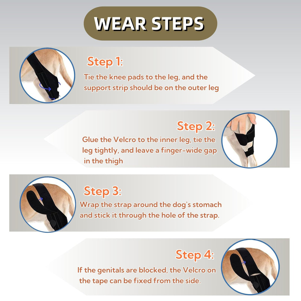 NIUBNKJ brace aids patella luxation support and joint alignment.