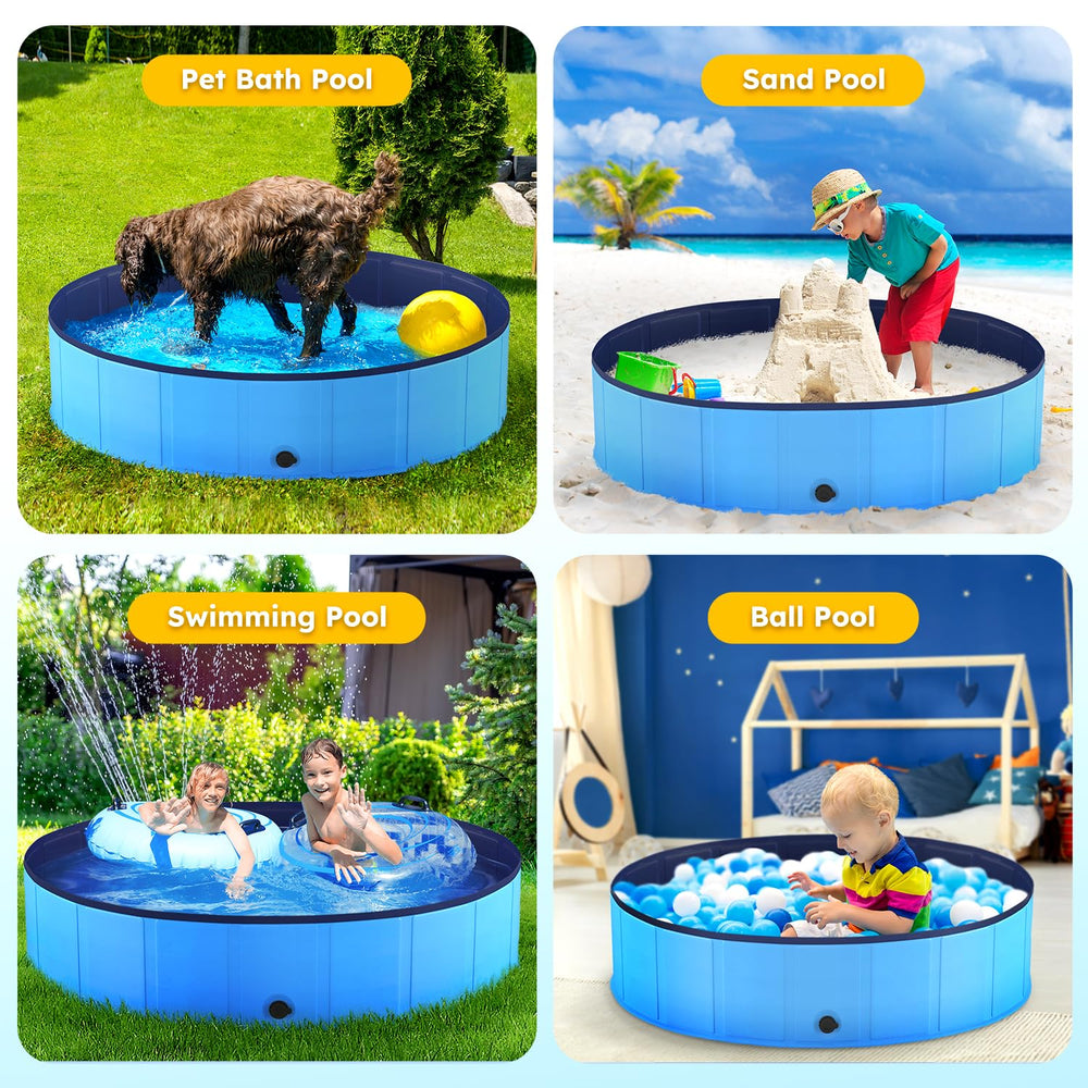 Niubya Foldable Pool is easy to clean after use.