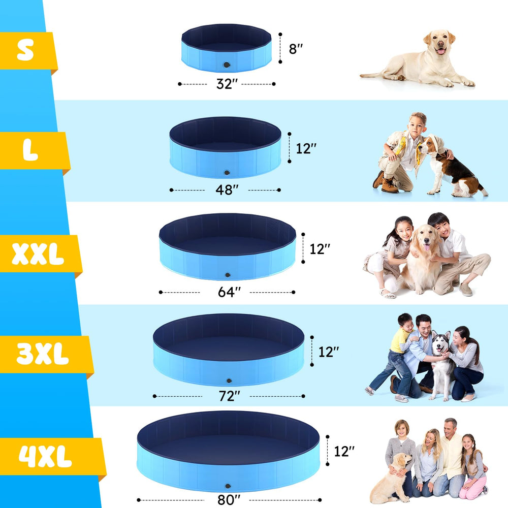 Niubya Foldable Pool includes a side drain for quick emptying.