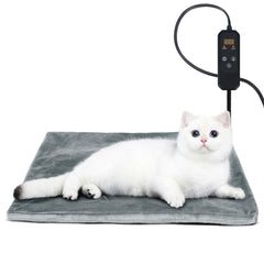 Niubya pet heating pad 20x16 size provides cozy warmth for dogs and cats