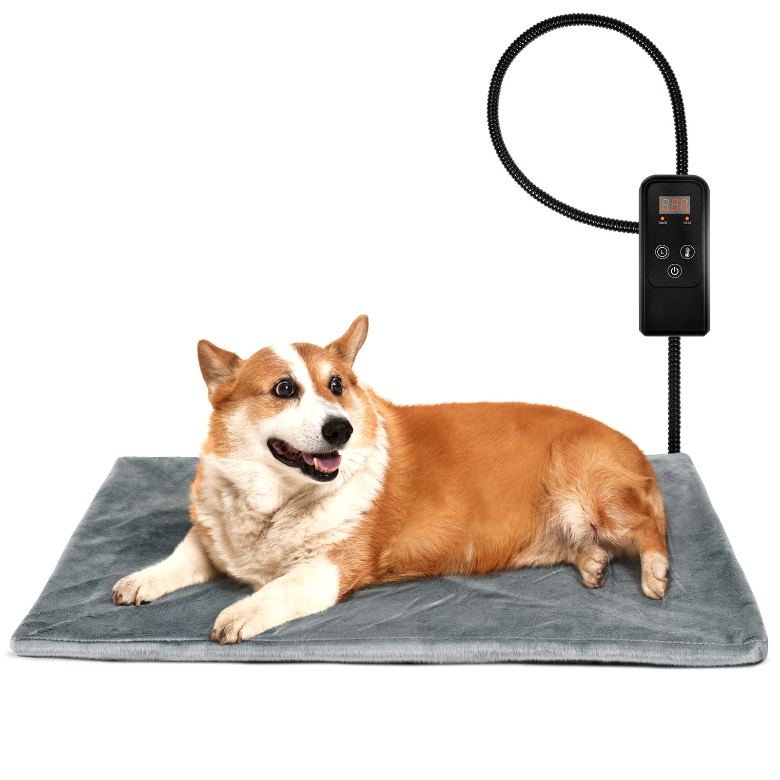 Niubya pet heating pad shows 7-layer protection for safe warmth.