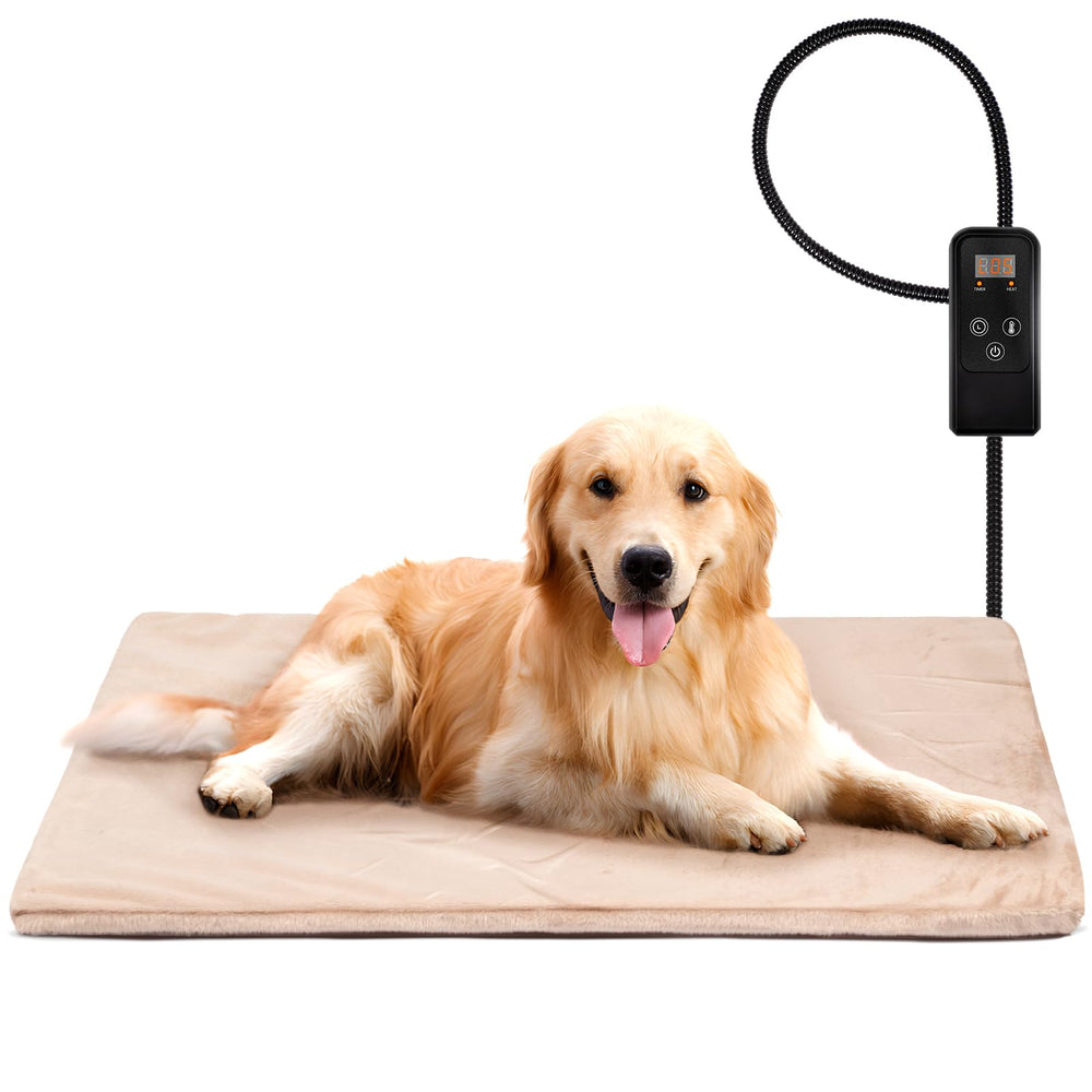 Niubya pet heating pad front view 35x24 offers full coverage for dogs and cats
