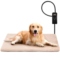 Niubya pet heating pad front view 35x24 offers full coverage for dogs and cats