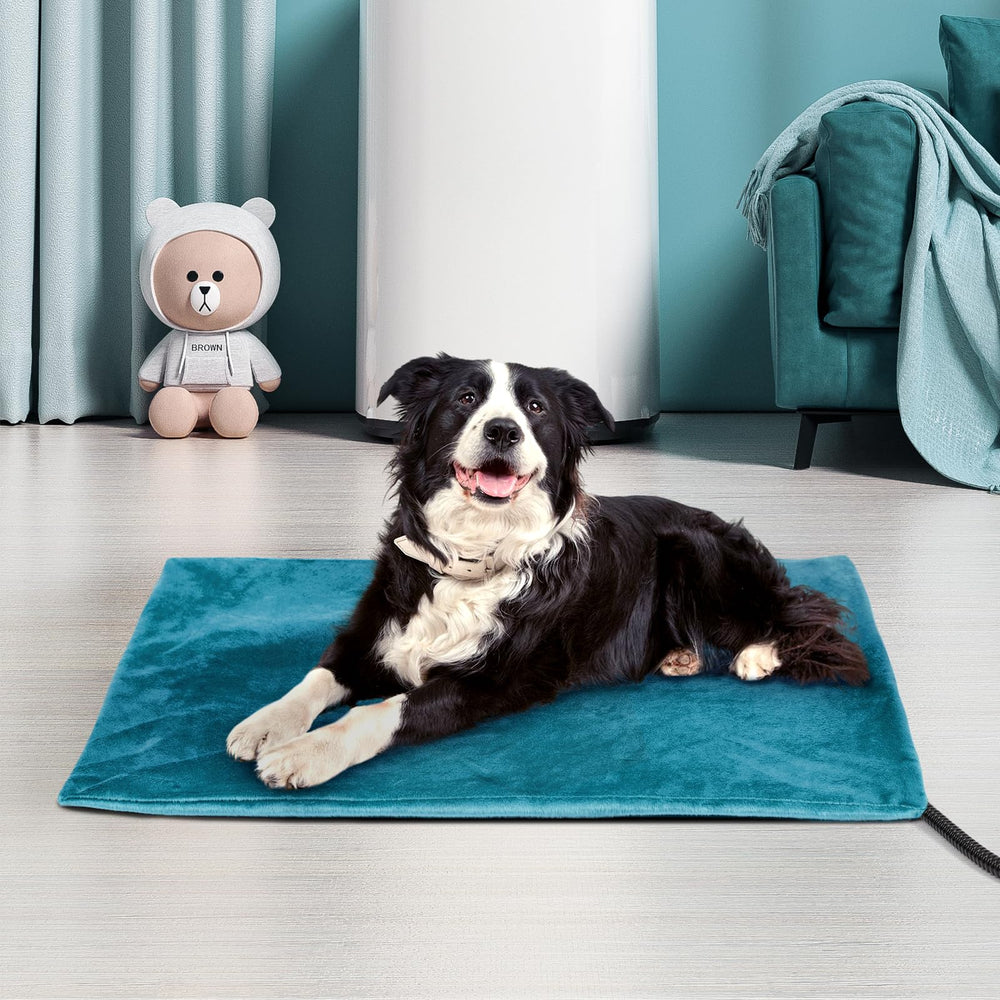 Niubya heating pad with soft velvet cover ready for washing