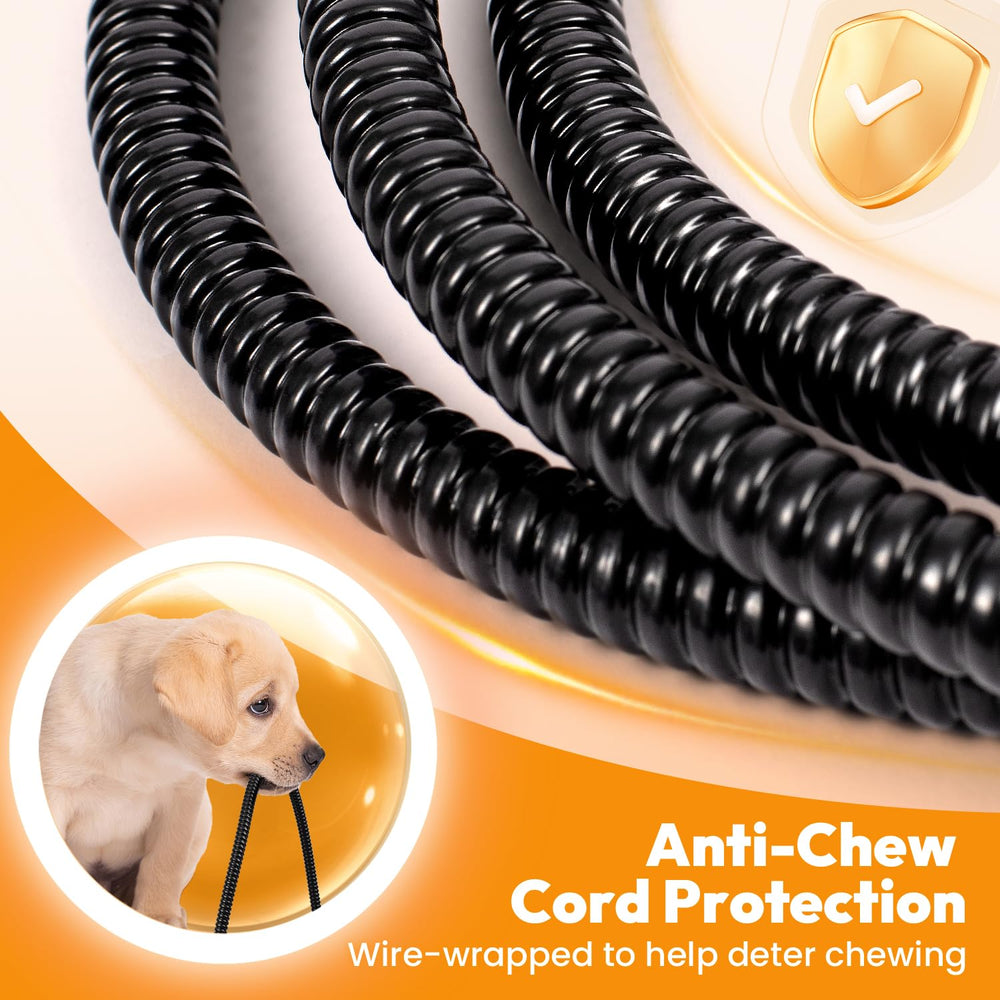 Niubya pet heating pad thermostat detail with 6-level controls