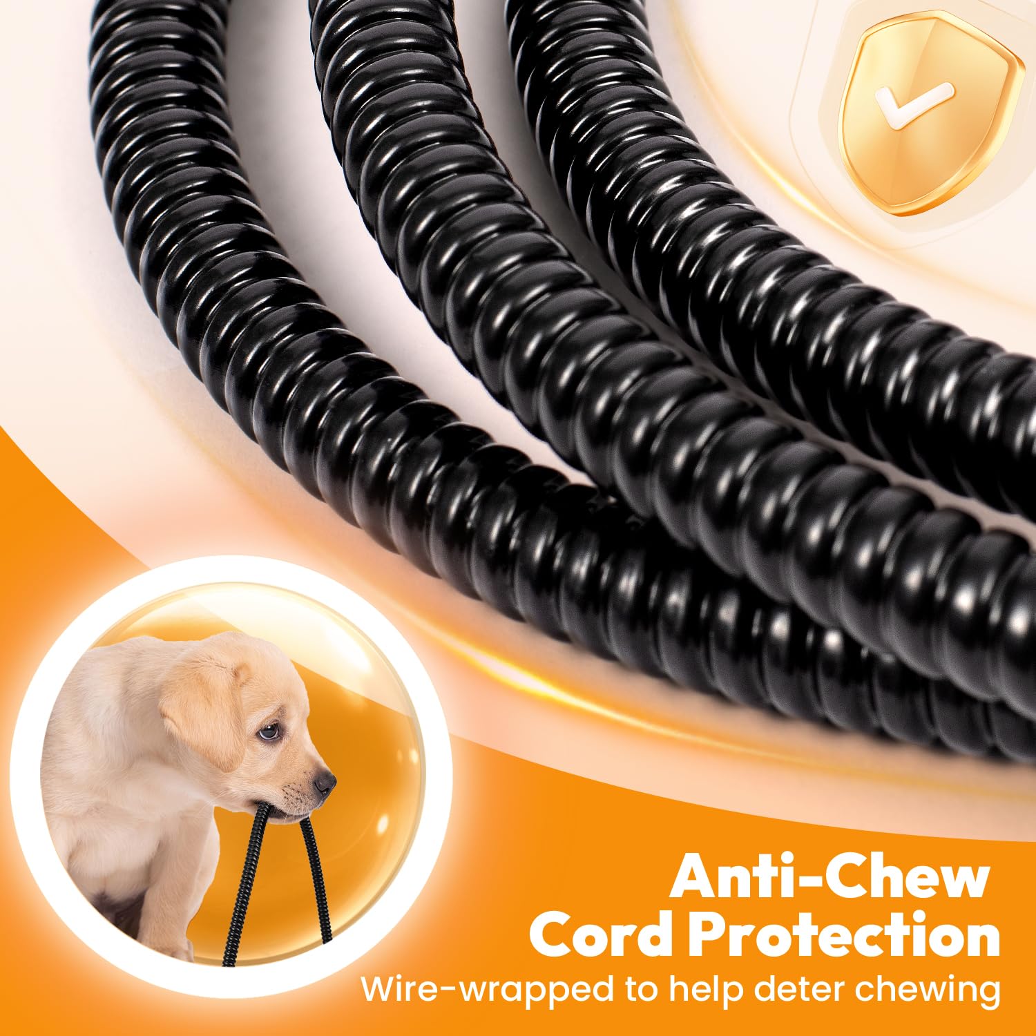 Niubya pet heating pad waterproof inner layer offers easy cleanup after pet use.