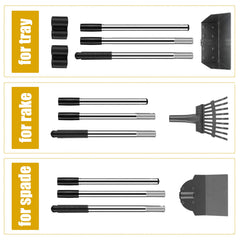 Niubya Poop Scoop link-parts: easy assembly connectors for stable extended reach setup.