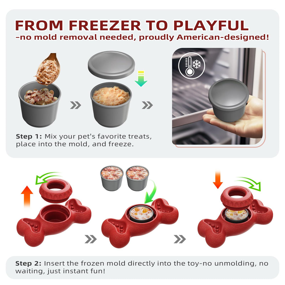 Niumowa freezable stump dog toy for versatile play
