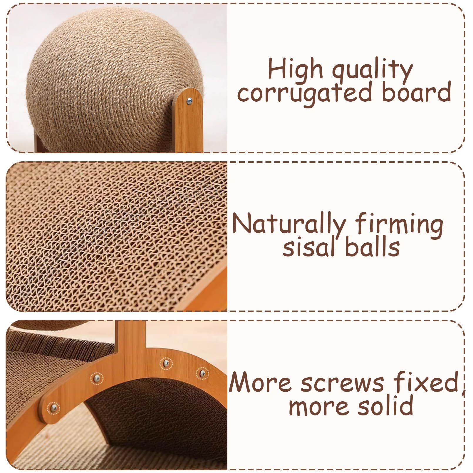 Niwaes bunny scratch pad dimensions – compact size suitable for rabbits and small pets.