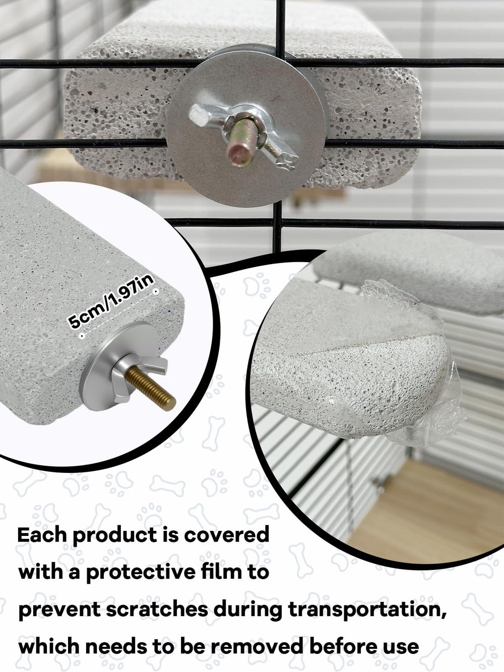 Niwaes durable rodent chew toy demonstrates grinding relief and enrichment