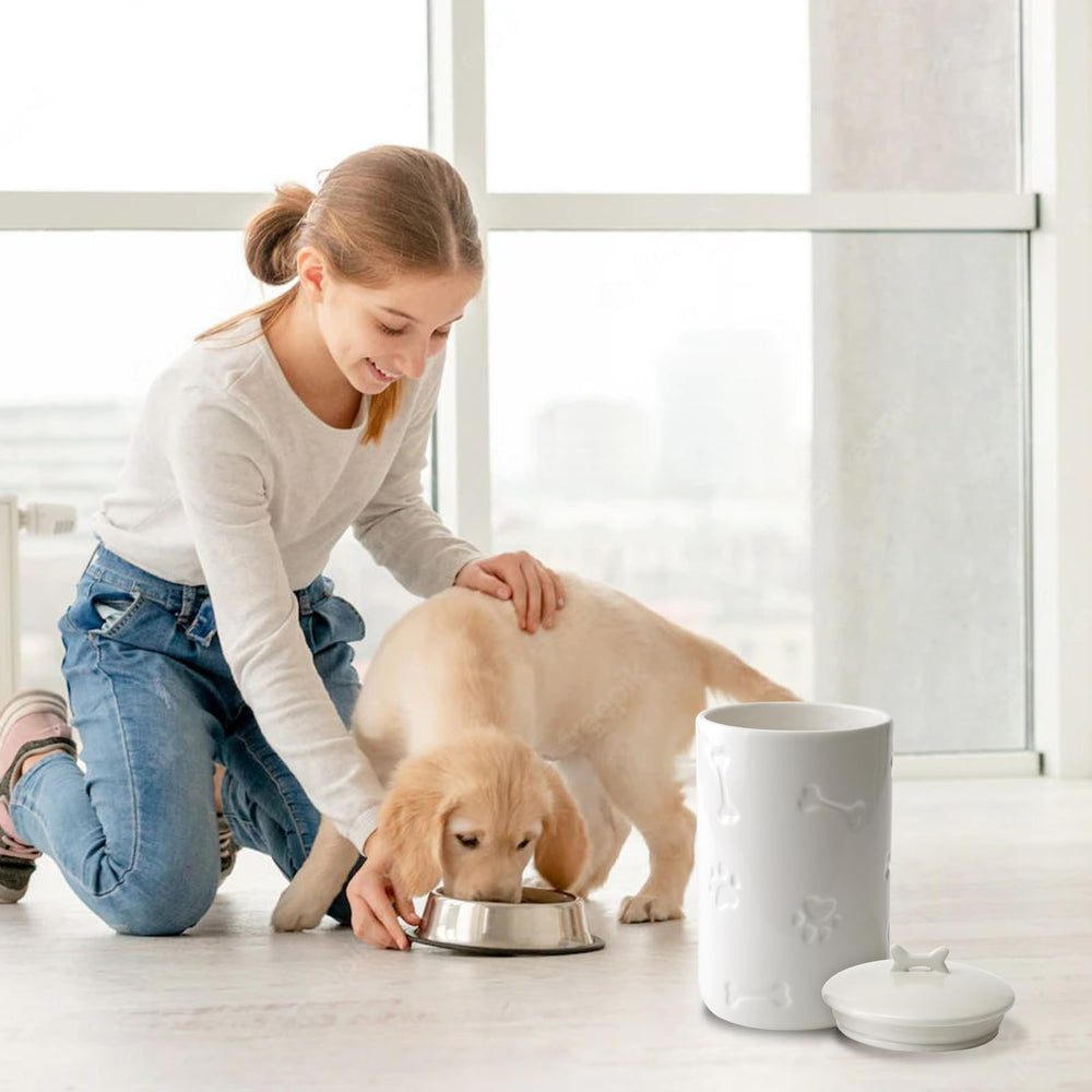NIXBYO dog treat container is dishwasher-safe for easy cleaning.