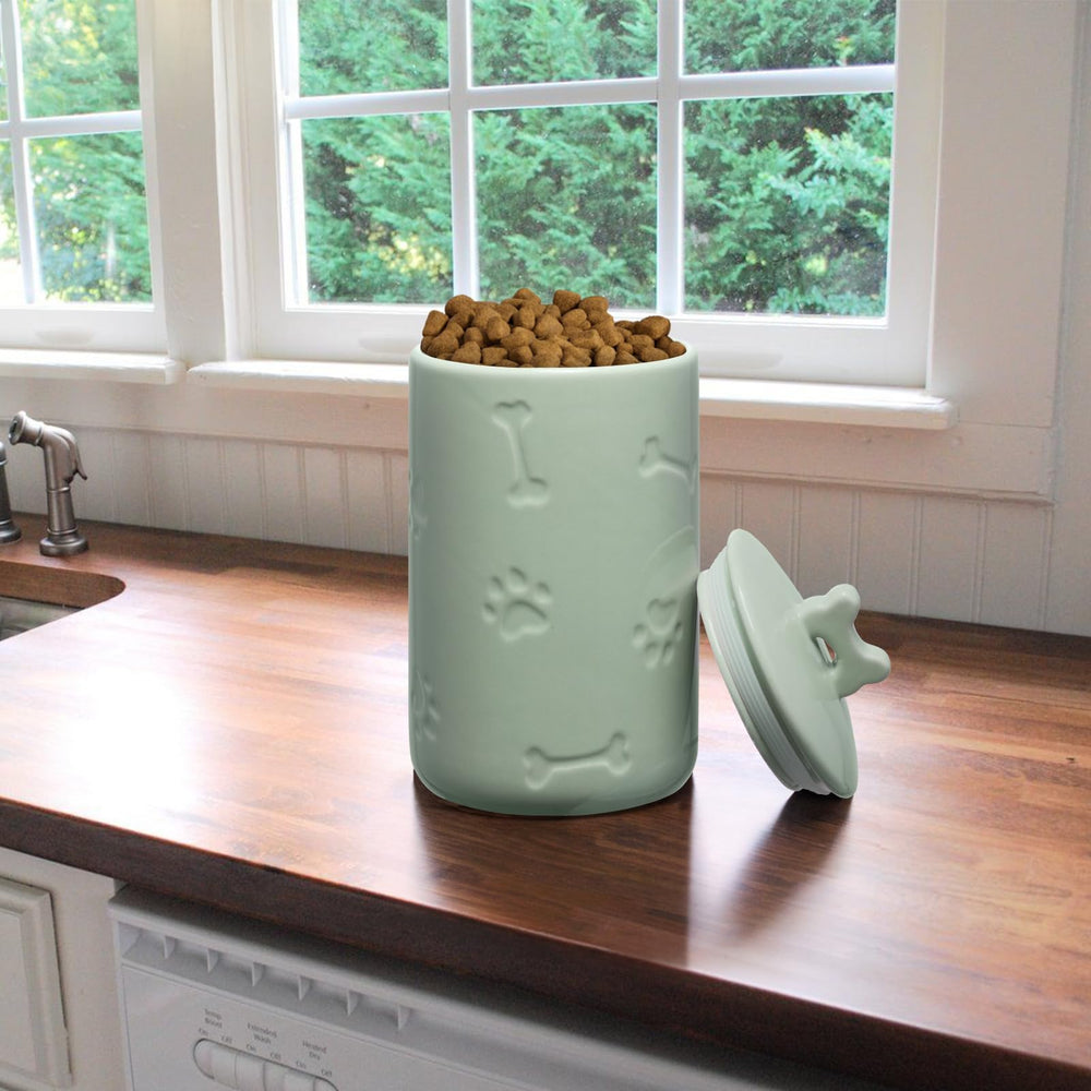 NIXBYO large-dog-treat-jar filled with treats for pets at snack time