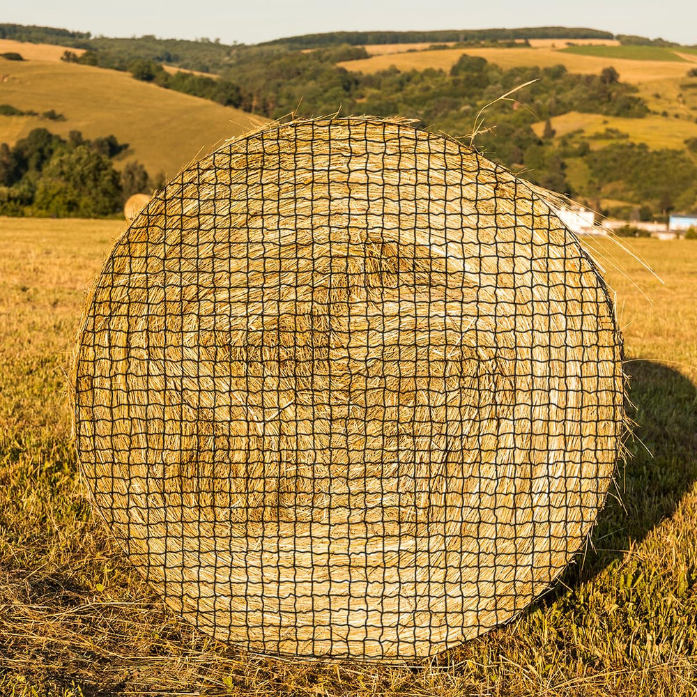 NizHome hay net capacity image demonstrates withstanding up to 2200 lbs.