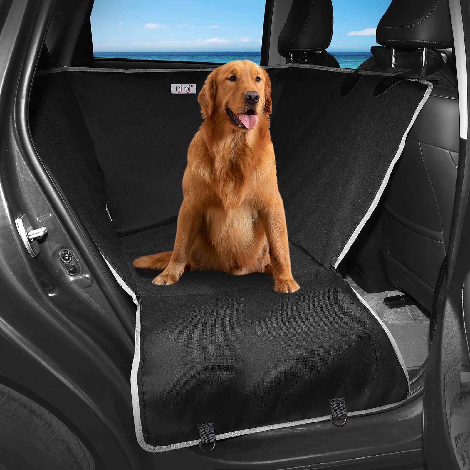 njnj dog car seat cover universal fit for cars trucks and SUVs