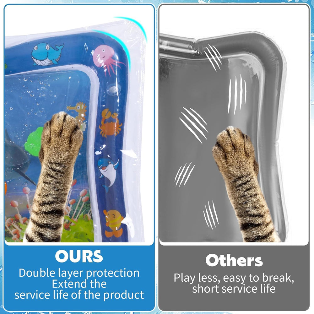 NLAIKE water mat easy-clean surface supports quick maintenance after play.