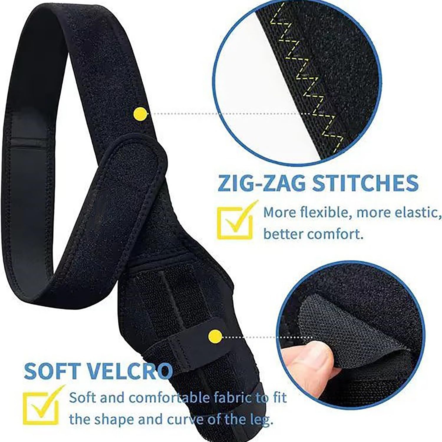 NLAIKE dog knee brace available in size 3 for versatile fits
