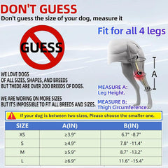 NLAIKE dog knee brace soft breathable material enhances comfort during wear