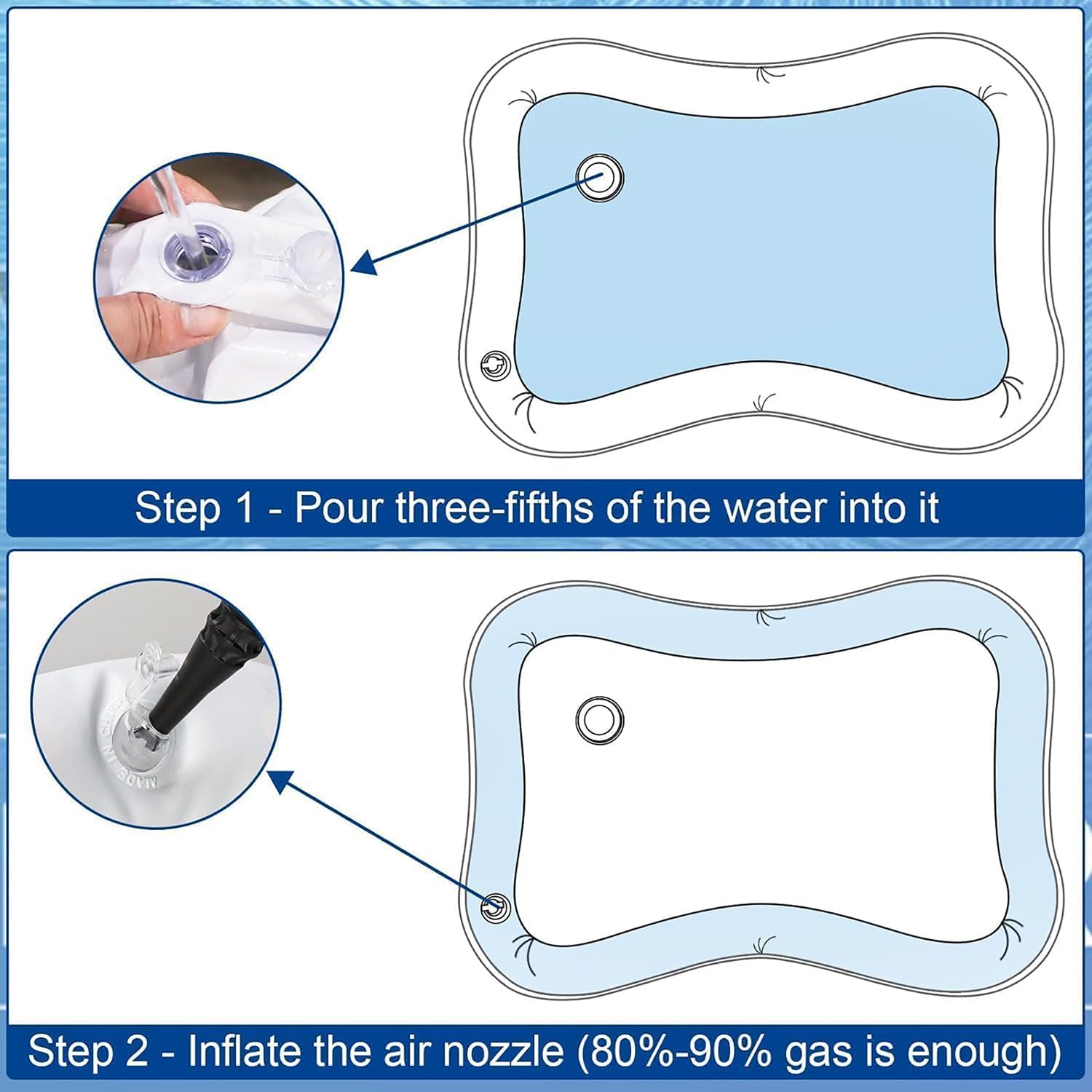 NLAIKE leak-proof seal helps prevent spills during active sessions.
