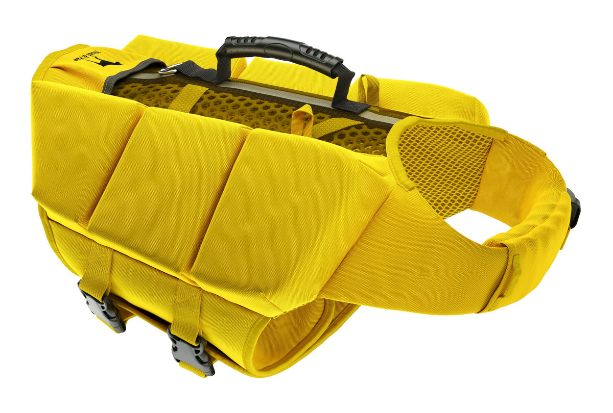 NOAH & PAW dog life jacket XL with chest-strap for secure fit and buoyancy.