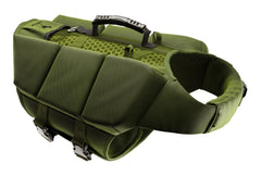 NOAH & PAW dog life jacket XL on a dog swimming, buoyant support for safer water fun.