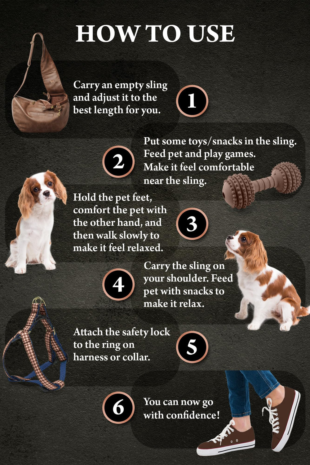 Noah & Paw magnetic pockets hold essentials for quick access on walks.