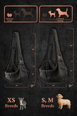 Noah & Paw sling with two-layer safety belt for secure outings.