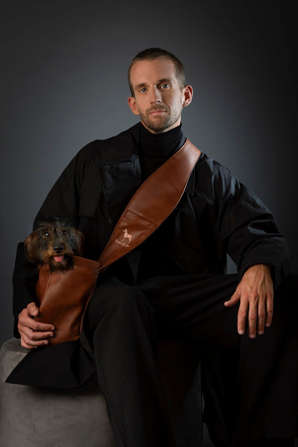 Noah & Paw machine-washable materials simplify cleanup after outings.