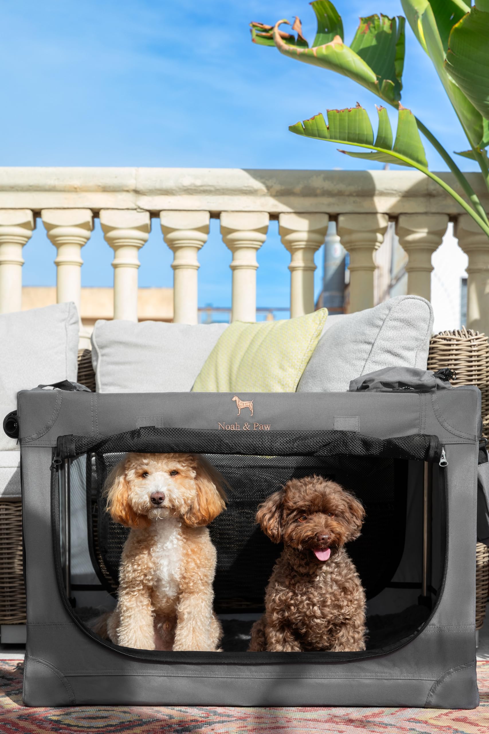 NOAH & PAW folding mechanism demo shows effortless collapse and compact storage.
