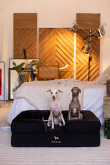 NOAH & PAW inner cover for the large dog bed keeps moisture away and is washable.