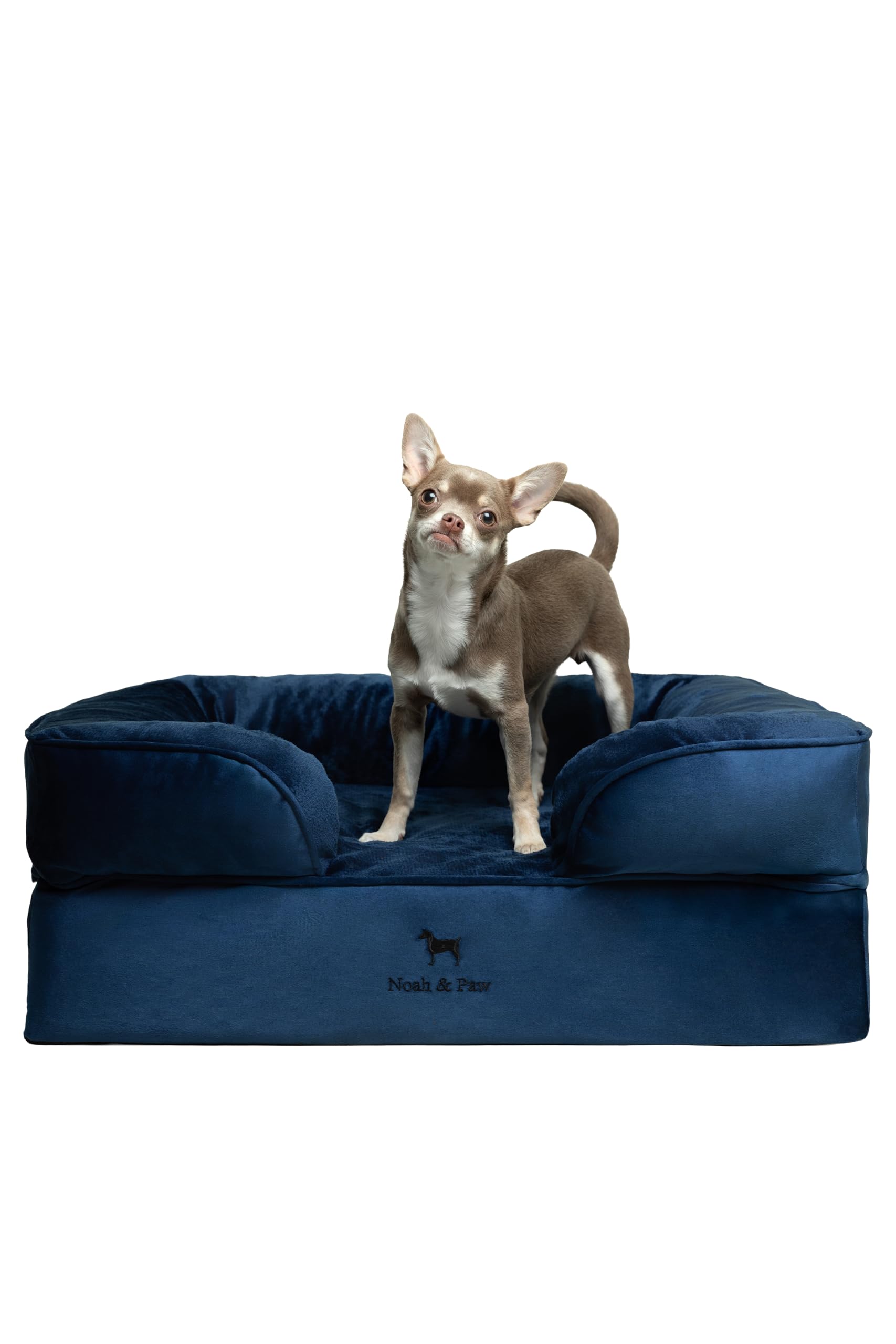NOAH & PAW dog bed outer cover shown waterproof and easy cleanup