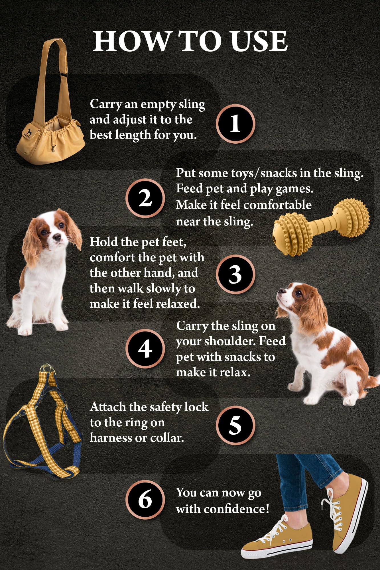Noah & Paw sling supports pets 5-18 lbs for versatile use.