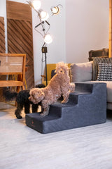NOAH & PAW dog stairs foam-density-35 close-up highlights sturdy, supportive foam