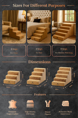NOAH & PAW dog stairs with 35 foam density for durable support.