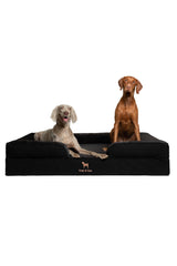 NOAH & PAW Giant Dog Bed XXL front view highlighting orthopedic memory foam for joint support