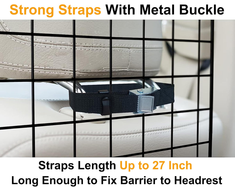 NOAMOO foldable-design car barrier folds compactly for easy storage.