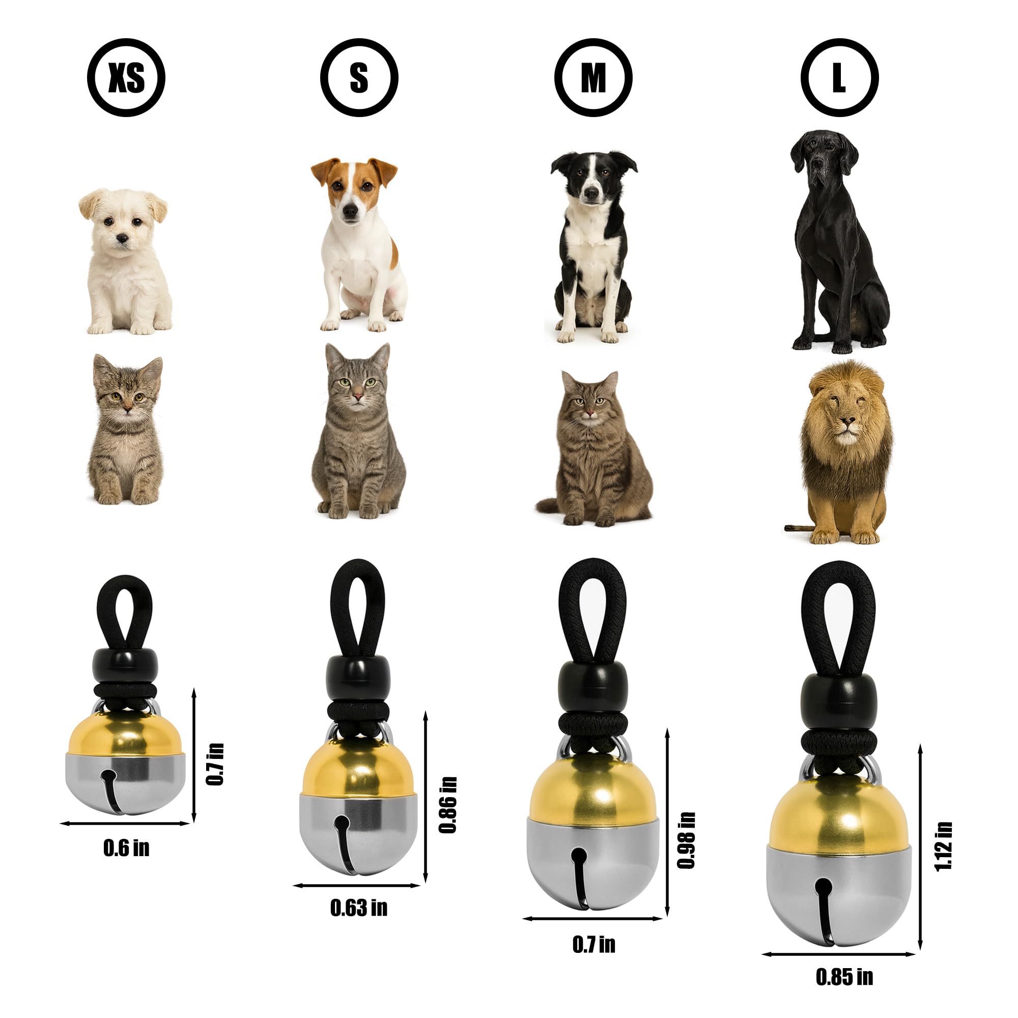 Noble Bells campanilla con diseño resistente para uso exterior