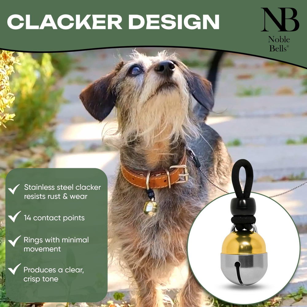 Noble Bells detachable-elastic-band allows quick attachment to collars